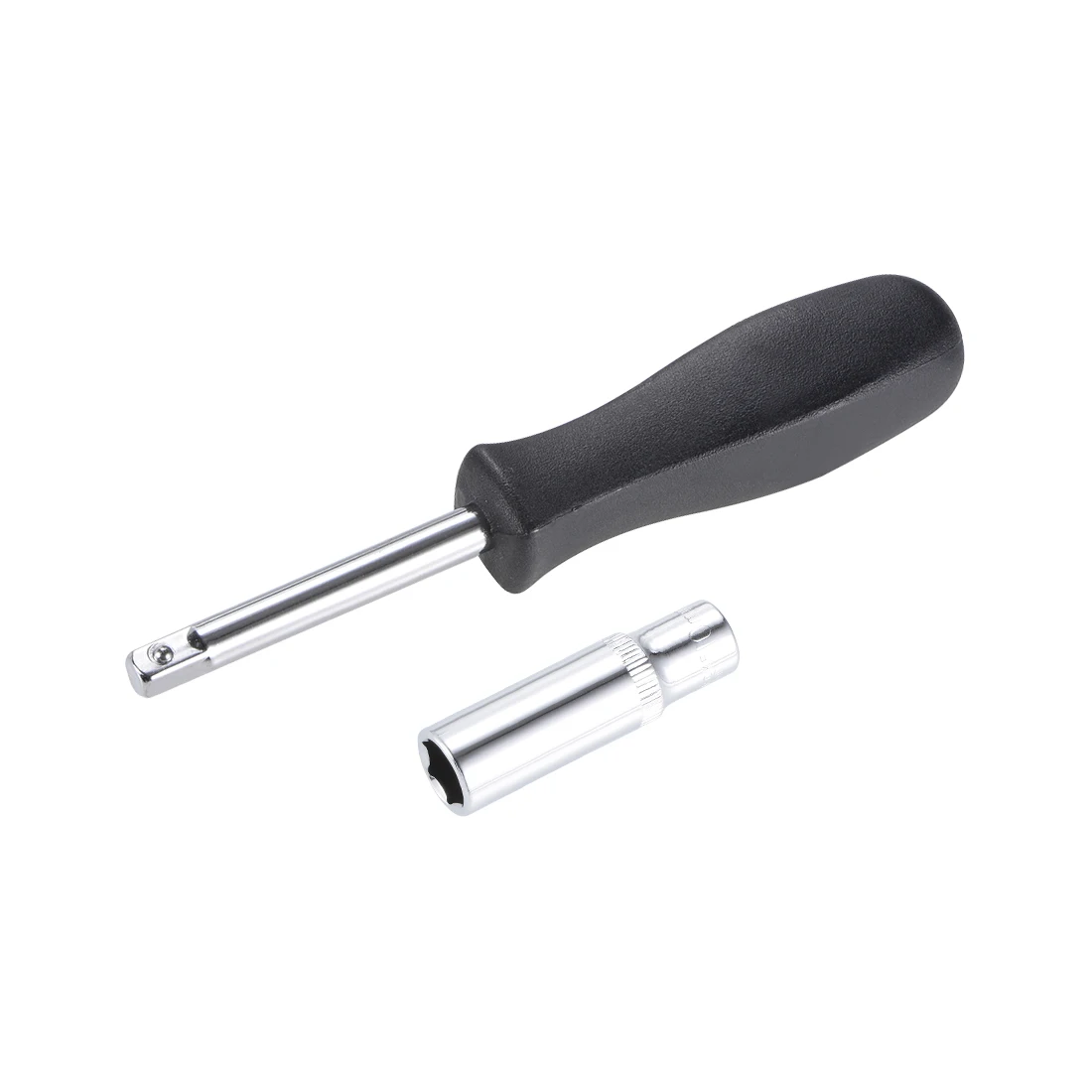 

Розетка Uxcell, набор аксессуаров из 2 шт., привод 1/4 дюйма, 10 дюймов, спиннерная гайка, Φ 12 мм, 6-точечная глубокая розетка