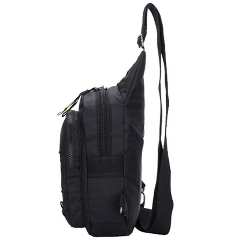 Мужской нейлоновый нагрудный рюкзак высокого качества маленькая сумка через