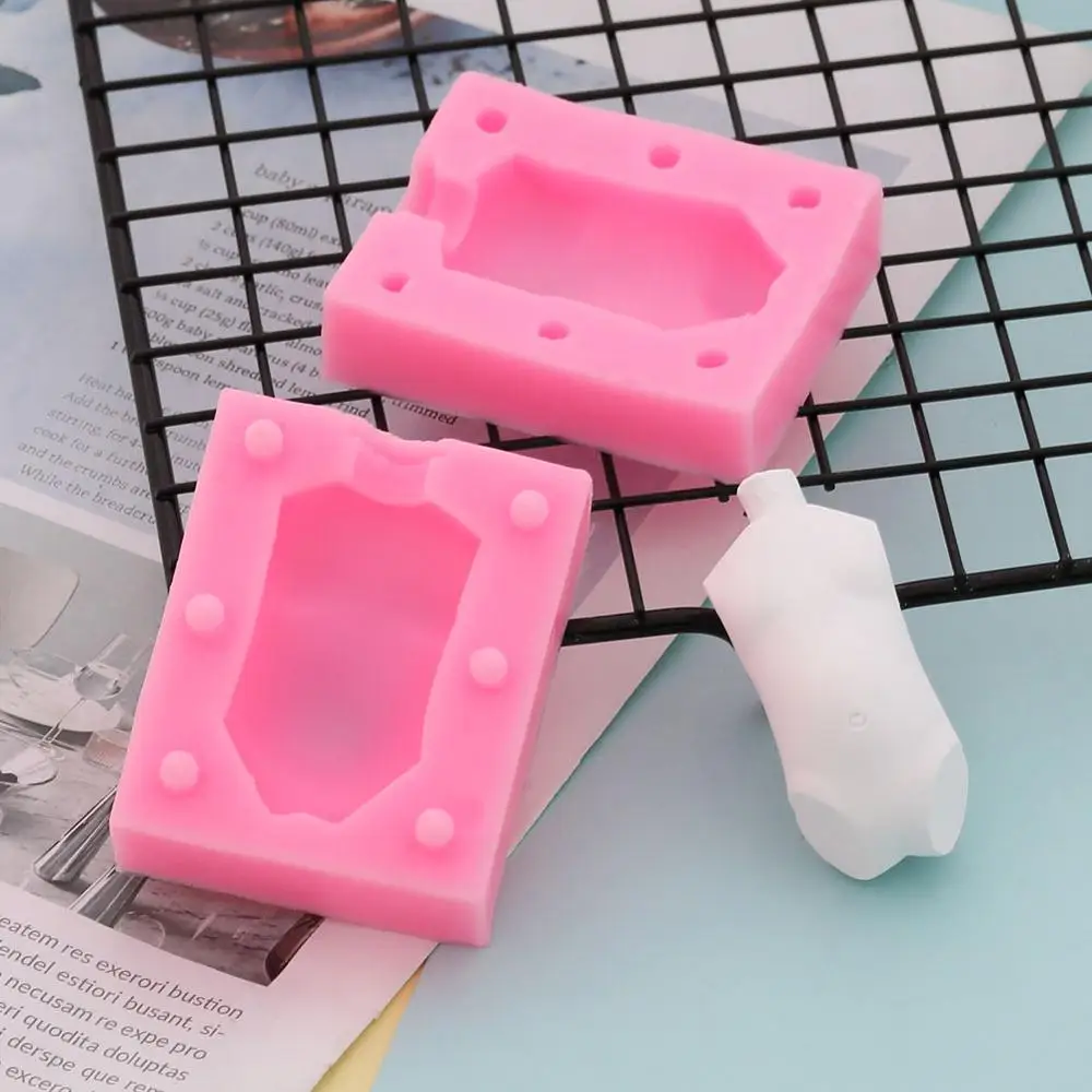 50-918 Кукла средства ухода за кожей 3D силиконовая форма для фонданов, шоколада для декорирования торта глины пресс-форма для мужские и женские DIY Инструменты для выпечки для свадьбы - Цвет: 50-918