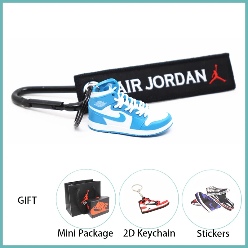 Новинка ручной работы 3D AJ Key ChaiAir Mini Jordan кроссовки модель милый брелок для ключей Баскетбольная обувь Подарочный Брелок для ключей модные украшения - Цвет: 19