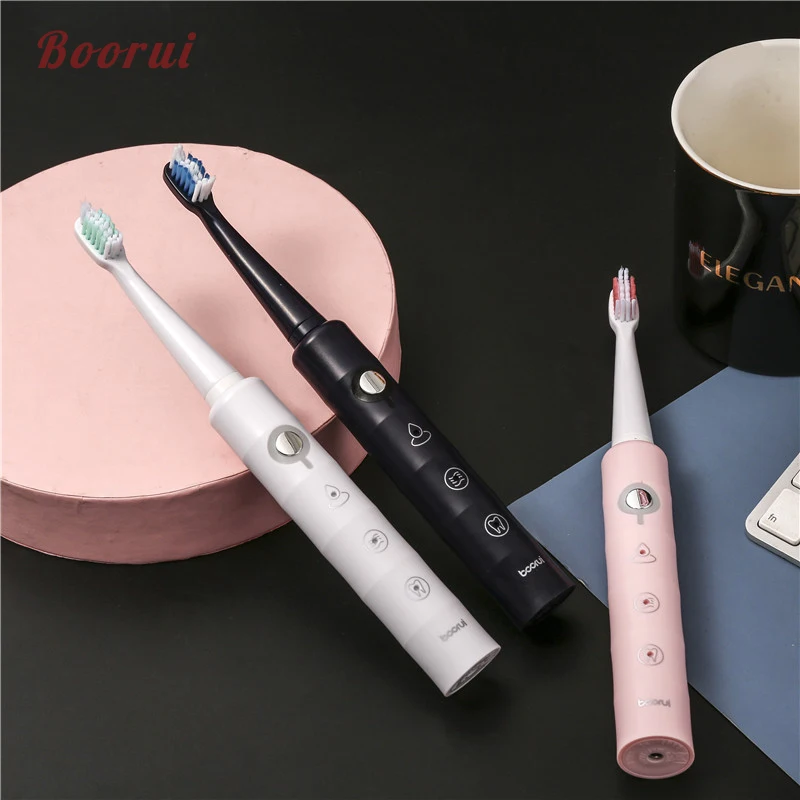 Электрическая зубная щетка Sonic Wave перезаряжаемый Дорожный Чехол головка зубной