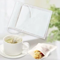 with string disposable tea infuser seal filter non woven fabrics popular tea bags for herb strainer hot sale 100pcsset