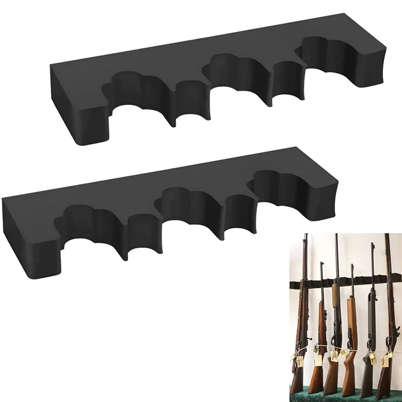 

Foam Gun Rack Multifunctional Portable Rifle Barrel Rest with Magnetic Strip Universal Indoor Outdoor Wall Mount EVA Gun Holder