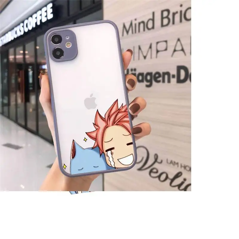 

Fairy Tail Phone Cases Matte Transparent For iPhone 12 Mini 11 Pro XR XS Max 7 8 Plus