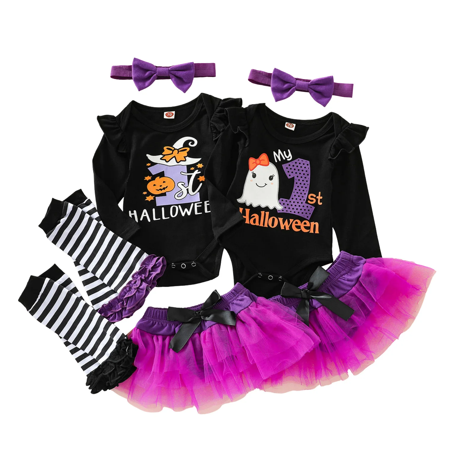 Юбка-брюки для новорожденных девочек Обложка ног повязка на голову с мультяшным