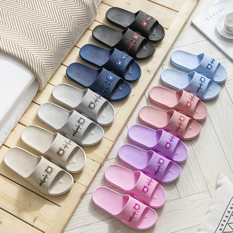 Шлепанцы для мужчин и женщин Нескользящие сандалии на платформе дома ванной