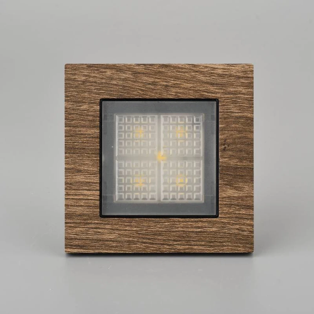 Лестничный светильник настенный светодиодный 3W + лампы ступенчатая лампа