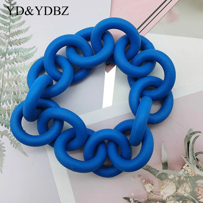 Дизайнерские Браслеты Boutique Etsy Shop синие и красные художественные украшения