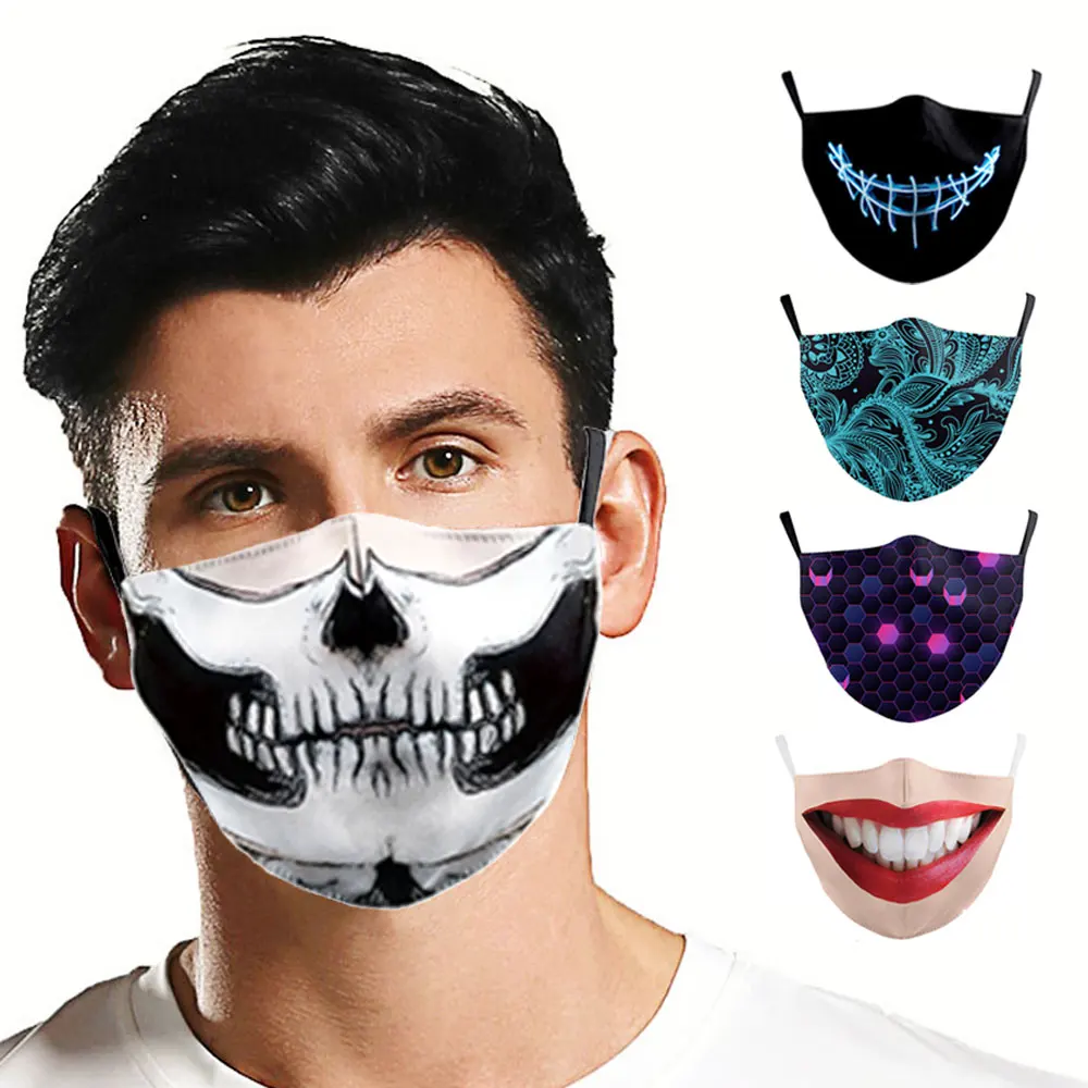 

Breathable Cloth 2pc Respiratory Dust Mouth Mask Outdoor Environment Men Women Anti-fog Haze Dust Pollen 3D Cropped Face Mask