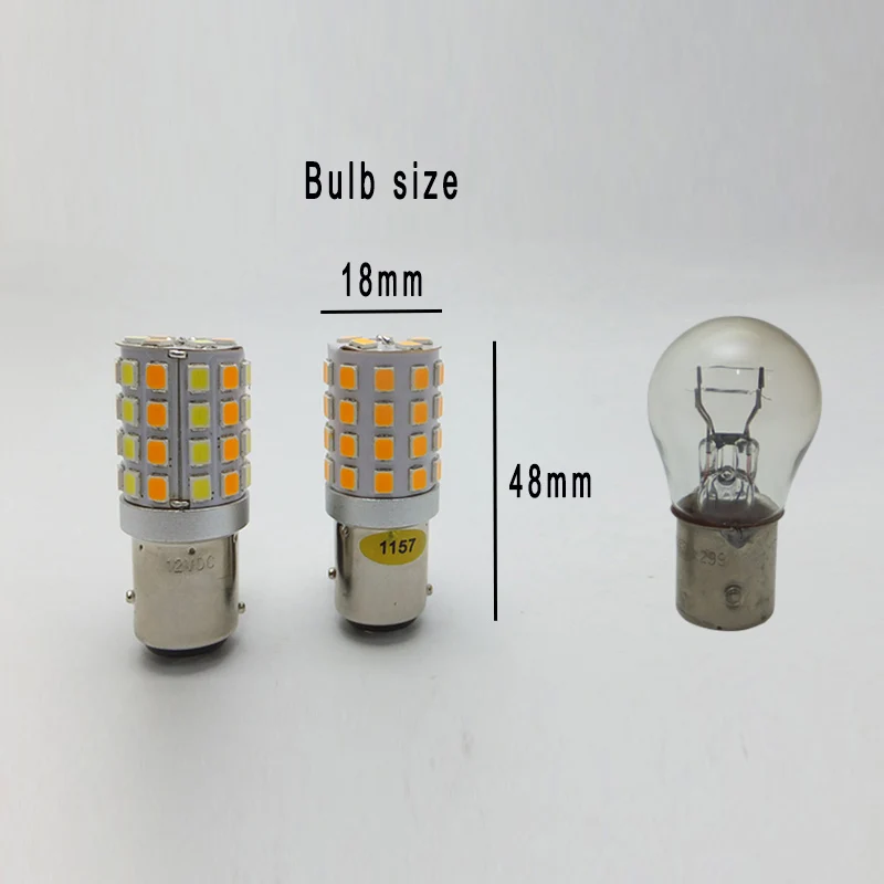 Светодиодная лампа для дневных ходовых огсветильник AMYWNTER 1157 P21/5W 1156 led Canbus 12 В