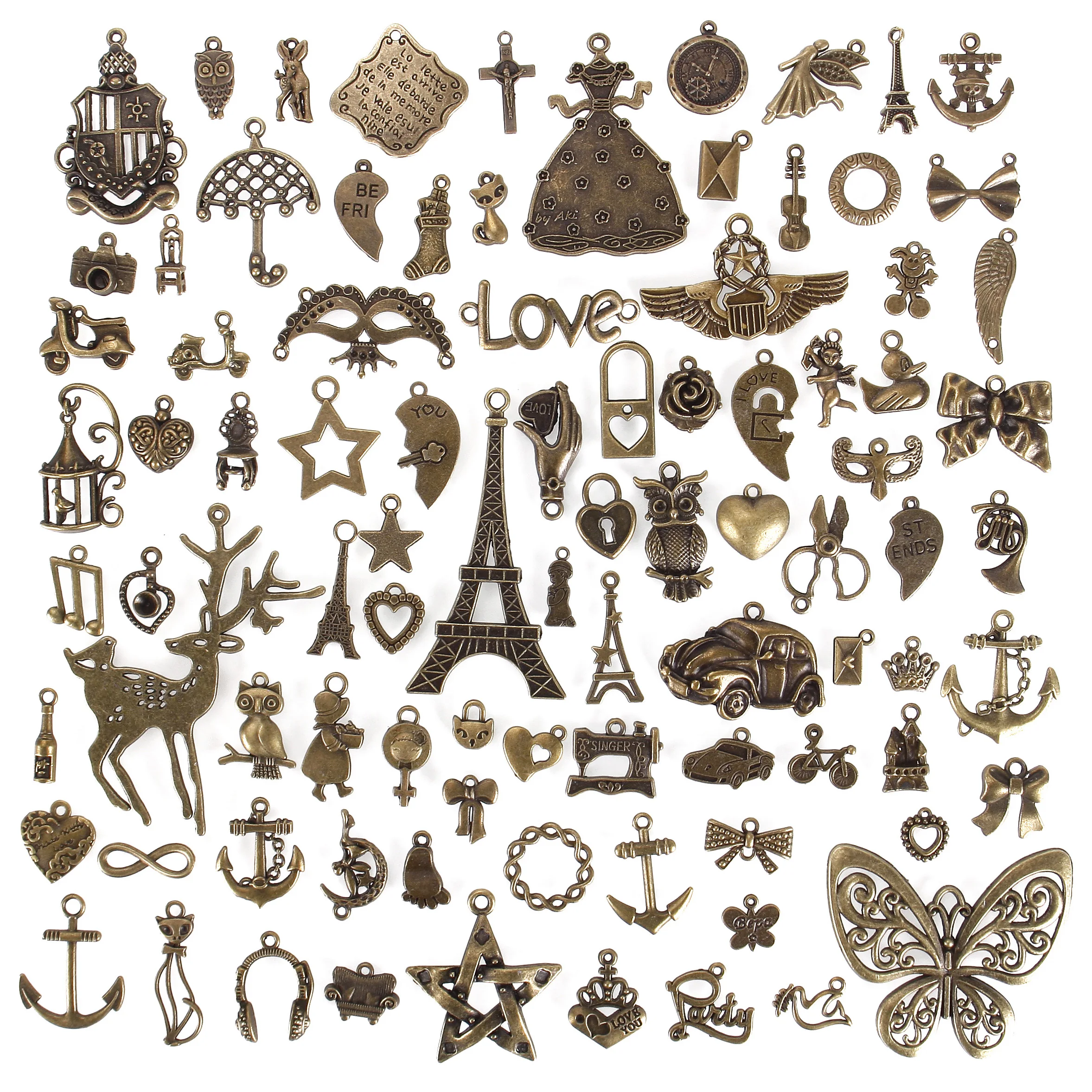 Смешанная детская одежда на рост 80 90 100 шт. древней меди Ассорти резные