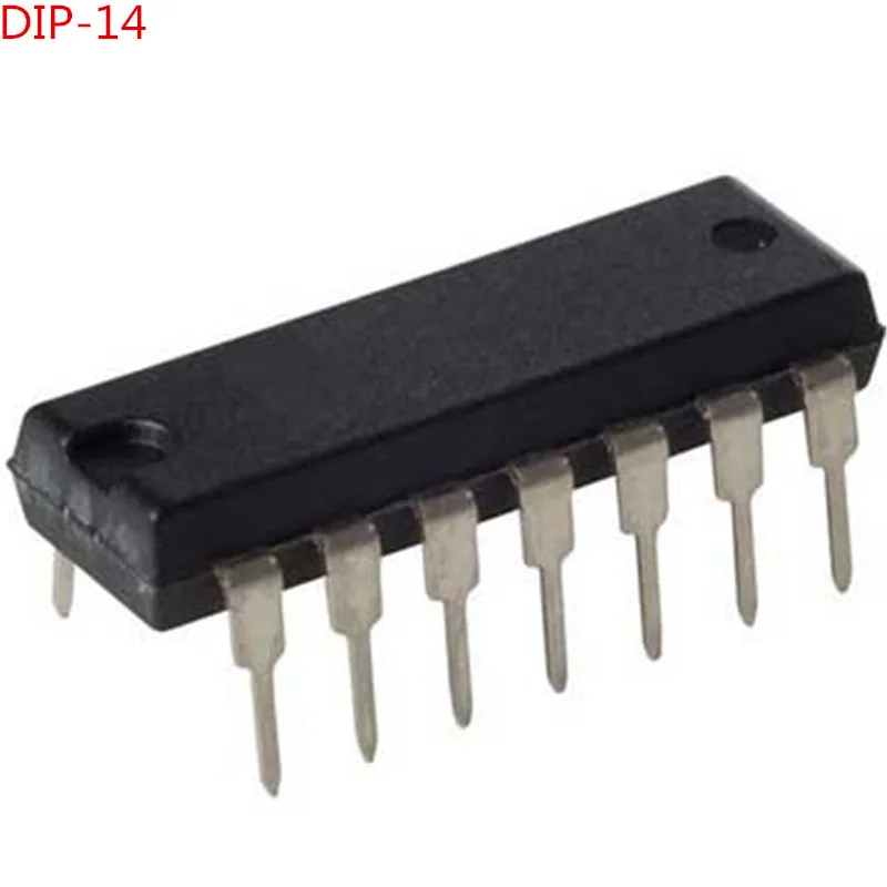10 шт./лот CD4066BE DIP CD4066 DIP-14 интегральная схема IC | Электронные компоненты и