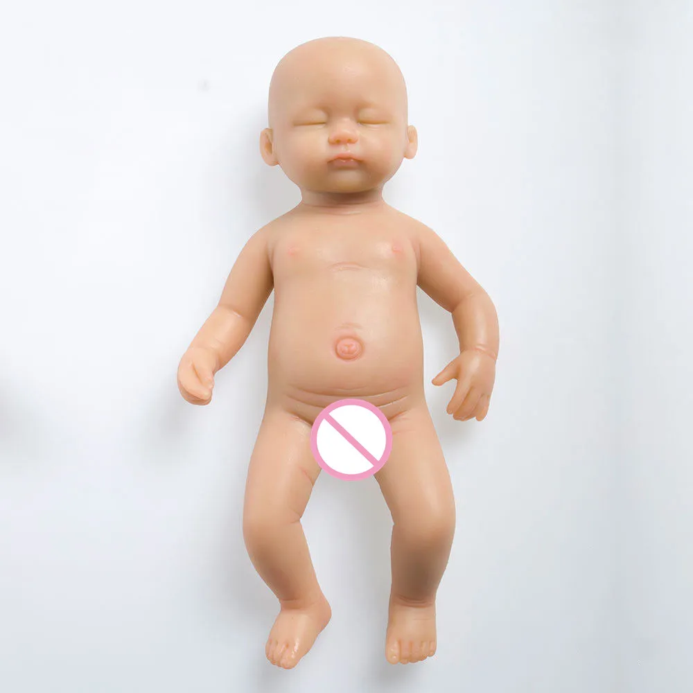 Реалистичные мягкие силиконовые куклы-реборн на все тело 15 дюймов 1 8 кг куклы для