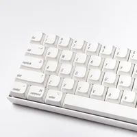 Колпачки для клавиш XDA 124 клавиш PBT Dye-sub, колпачки для клавиш в минималистичном белом стиле для GMMK Pro Cherry Mx Switch, механическая клавиатура XDA Keys gk61