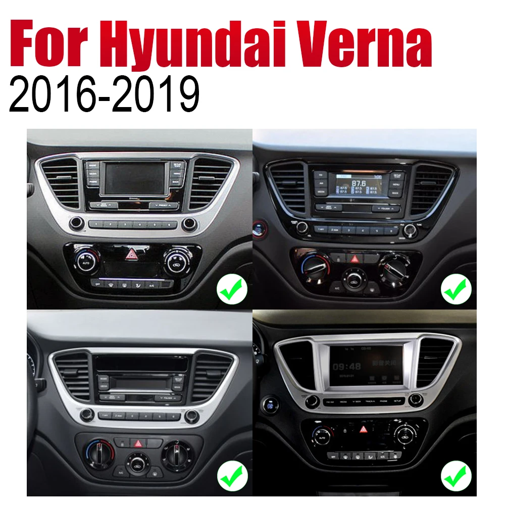 Автомагнитола ZaiXi 2 Din для Hyundai Verna 2016 ~ 2019 GPS навигация BT Wi Fi карта мультимедийная