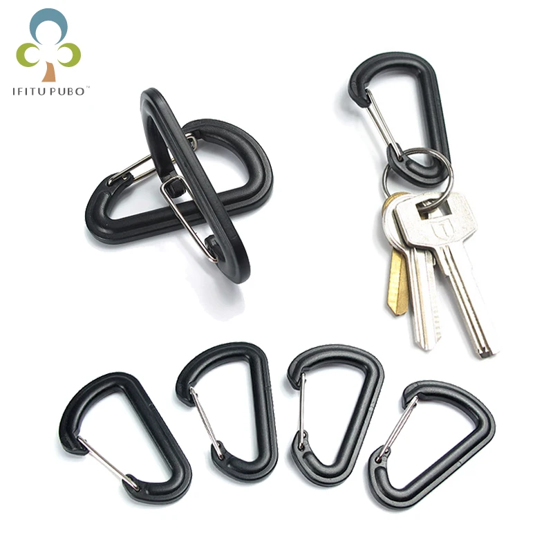 Пластик карабина брелок Mosqueton туристического снаряжения с альпинистским