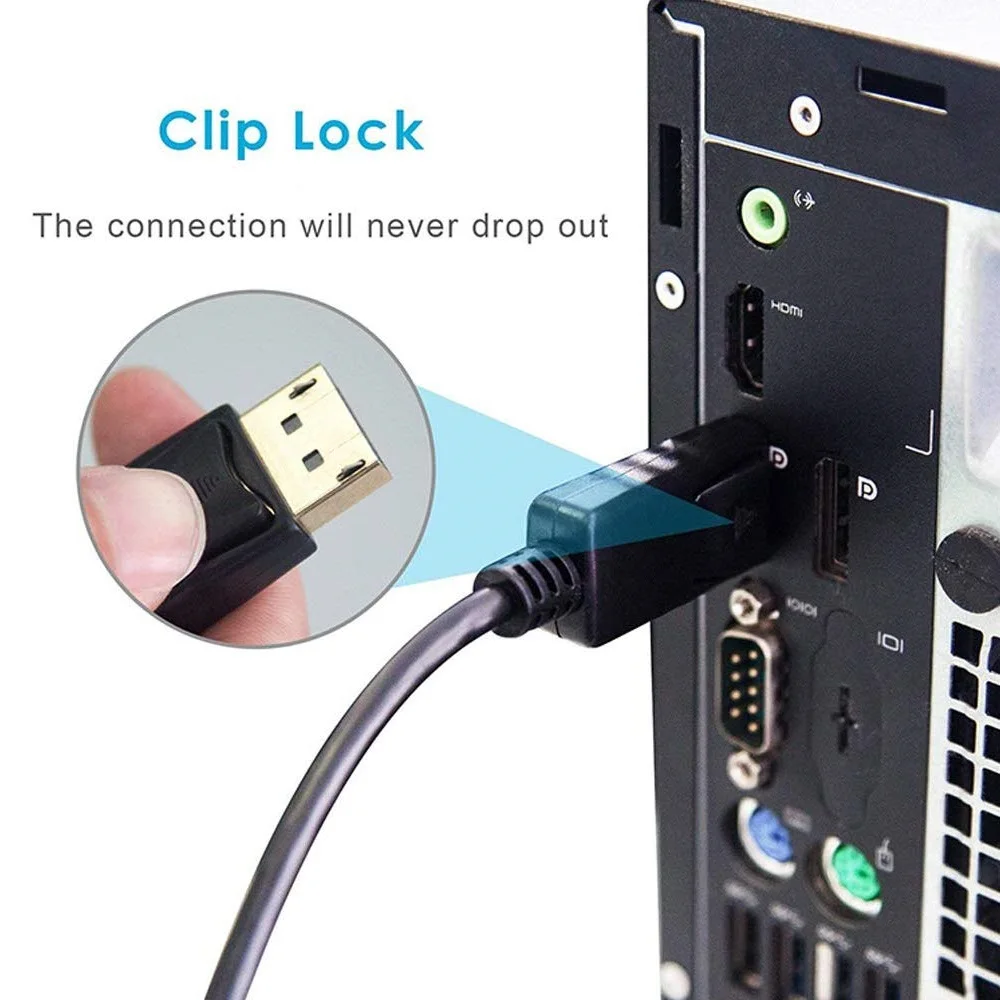 DP HDMI кабель Дисплей порт к HDMI кабель hdmi кабель Дисплей порт кабель 1080P 60 Гц конвертер DP 1,2 для HDTV проектора ноутбука ПК