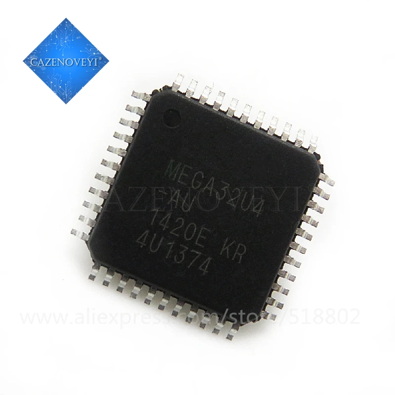 1pcs/lot ATMEGA32U4 AUR AU TQFP 44 In Stock|Интегральные схемы| |
