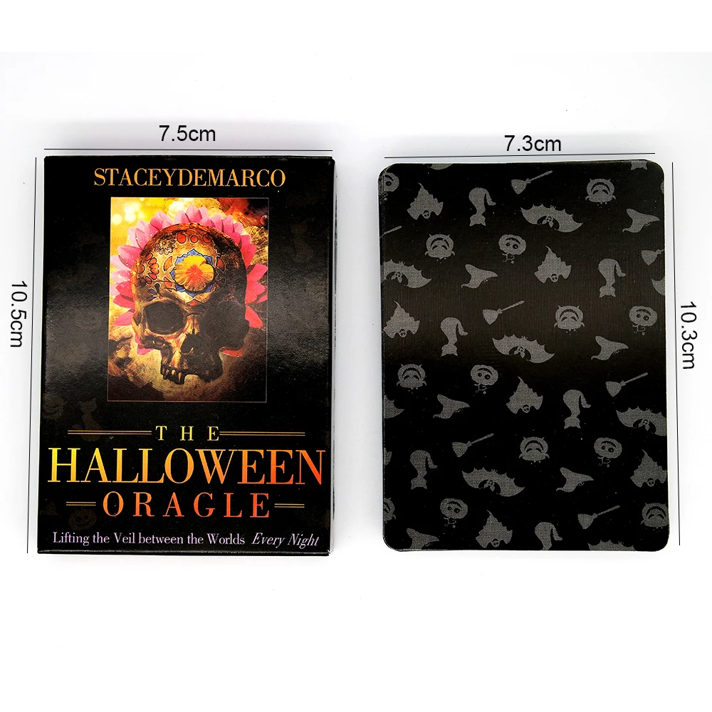 The Halloween Oracle Lifting the Veil between Worlds Every Night Cards Stacey Demarco Divination Magical and Scary Tradition | Игрушки и