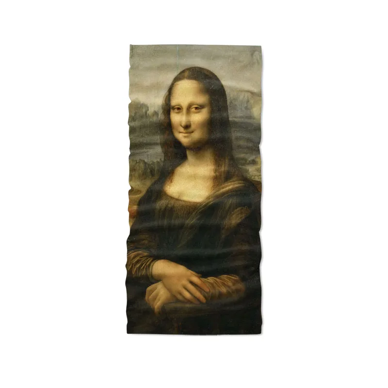 Новый 3D печатных забавные волосы шарф жалюзи картины маслом Ван Гога платок Мона