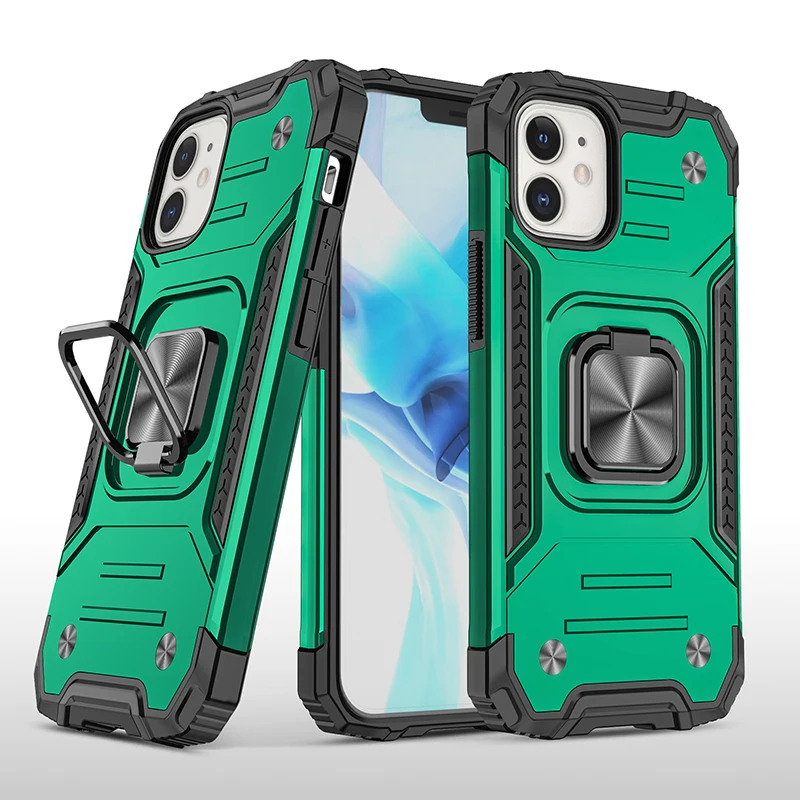 

Luxury Shockproof Case For iPhone 12 Pro Max Case Soft TPU+Hard PC Cover For iPhone 11 12 Pro Mini XS XR X 7 8 Plus Case Cover