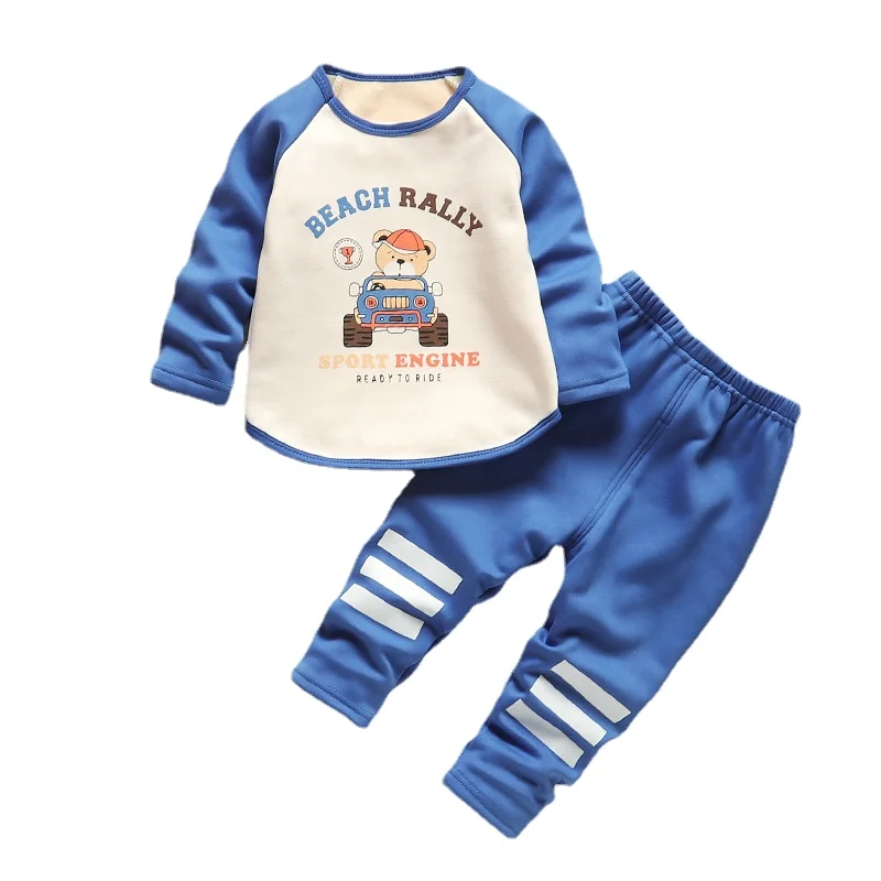 

Cartoon Kids Clothes Boys Sets Children Tracksuit Clothing Outfits 2021 New Spring Autumn Fashion SweatShirts Baby Sports Suits