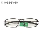KINGSEVEN мужские очки ультралегкие оптические очки титановый материал оправа для близорукости по рецепту очки силиконовый дизайн виска