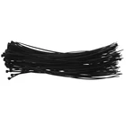 100 x тонкие черные кабельные стяжки Zip Ties Cord Strap Wrap 200 мм x 3 мм