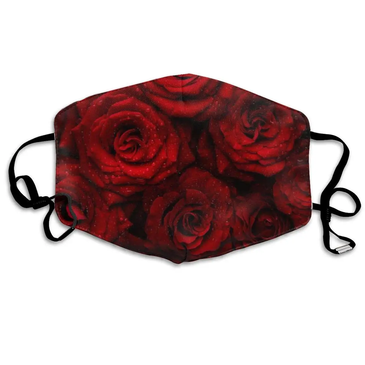 

Garde Art Studio Unisex Premium Polyester Face Cover Mask, Red Rose Funny & Fashion Accessories for Women Man Kids Comfortable &