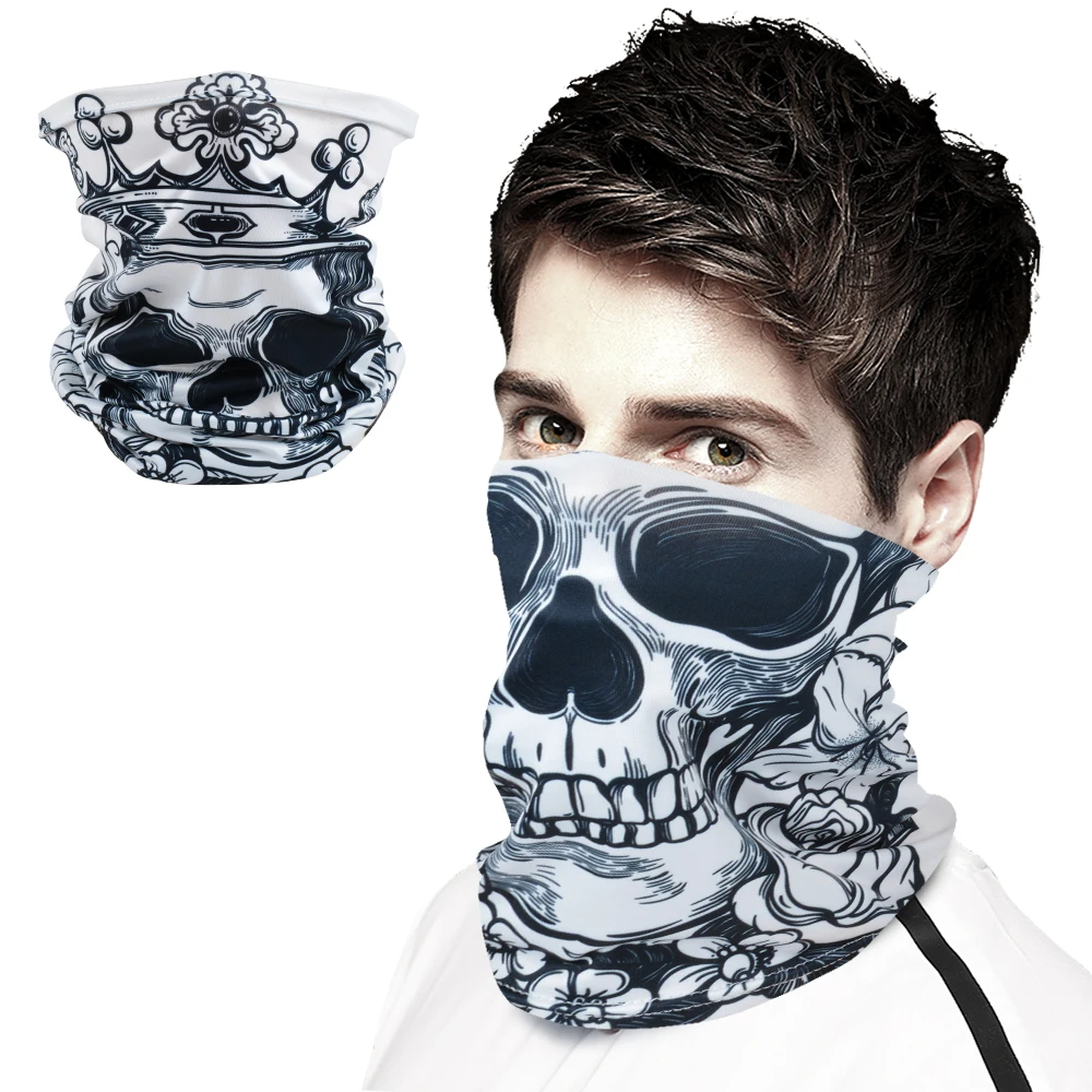 Банданы с черепом в стиле хип-хоп 1 шт. шарф для скалолазания походов маска шеи и