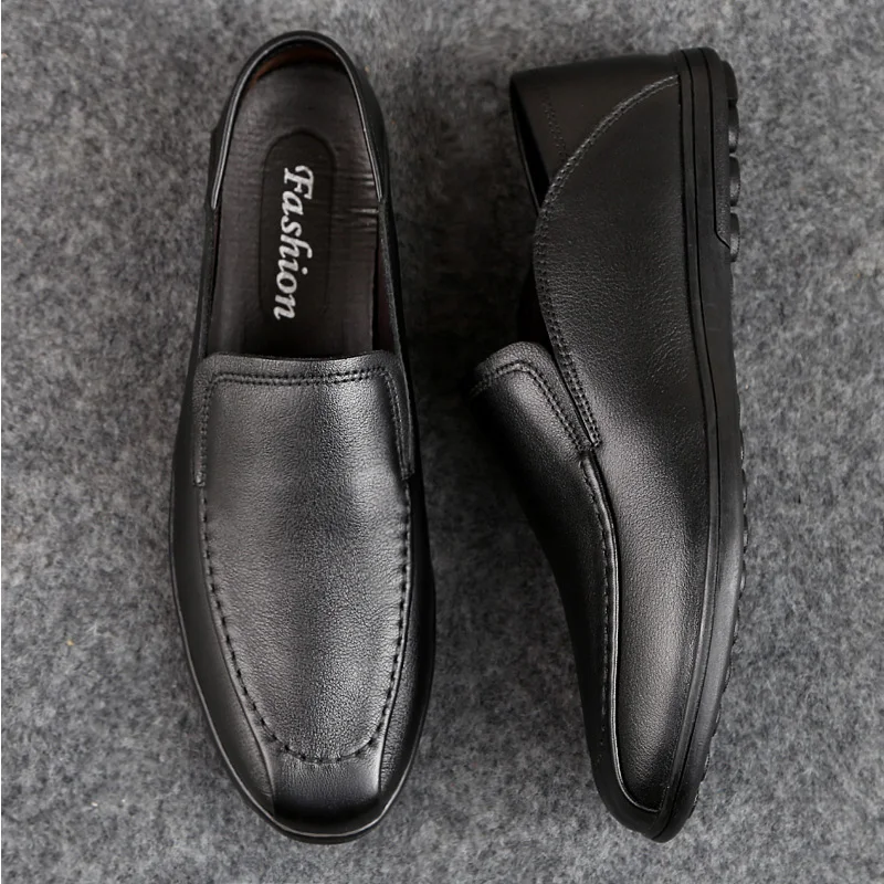 

Men Black Casual Shoes Men Casual Shoes Man Fashion Sneaker Shoe Mens Boots Men's Leather Flat Spring Zapatos Casuales