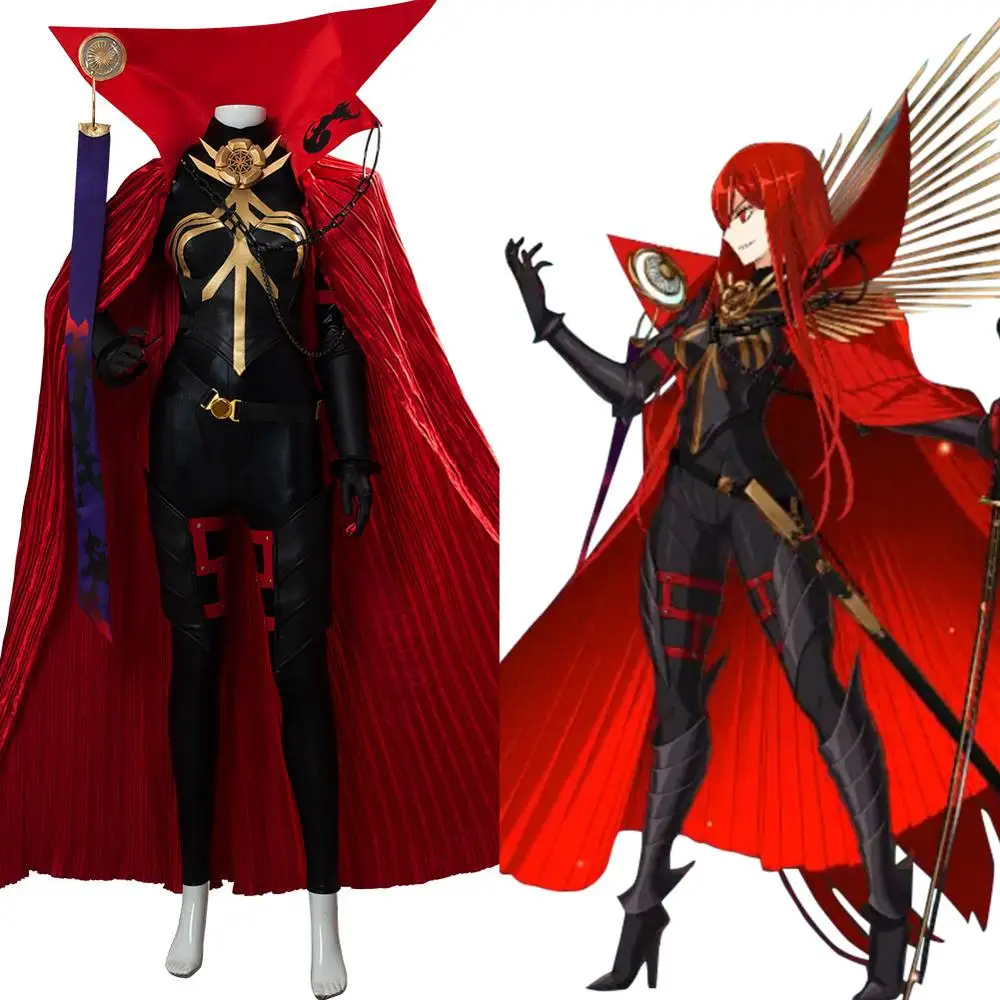 Fate Grand Order FGO Косплей Nobunaga Oda Костюм Униформа полный комплект для взрослых Хэллоуин