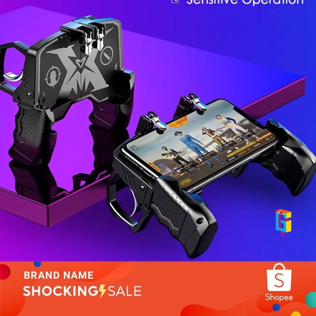 K21 мобильный геймпад PUBG контроллер/металлический задний триггер | Электроника