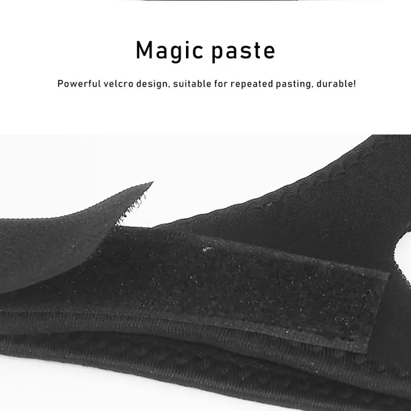 

Triangular Anti-snoring Belt Chin Dislocation Fixed Headband Black Edging