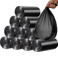 zhangji 100pcs5 roll garbage bags 45x50cm household disposable plastic trash bags home storage bag 5 7 l cleaning waste bag