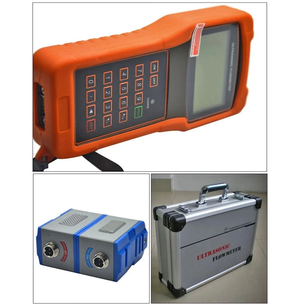 

TUF-2000H Digital Ultrasonic Flowmeter Flow Meter with Standard Transducer TM-1 Measuring Range DN50-700mm