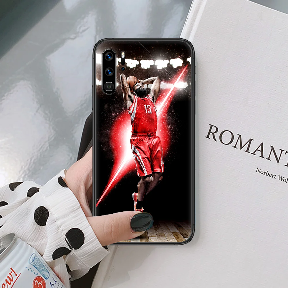 

James Harden basketball 13 Phone case For Huawei P 10 20 30 40 Mate Smart Lite Z 2019 Pro black black Etui luxury cover pretty