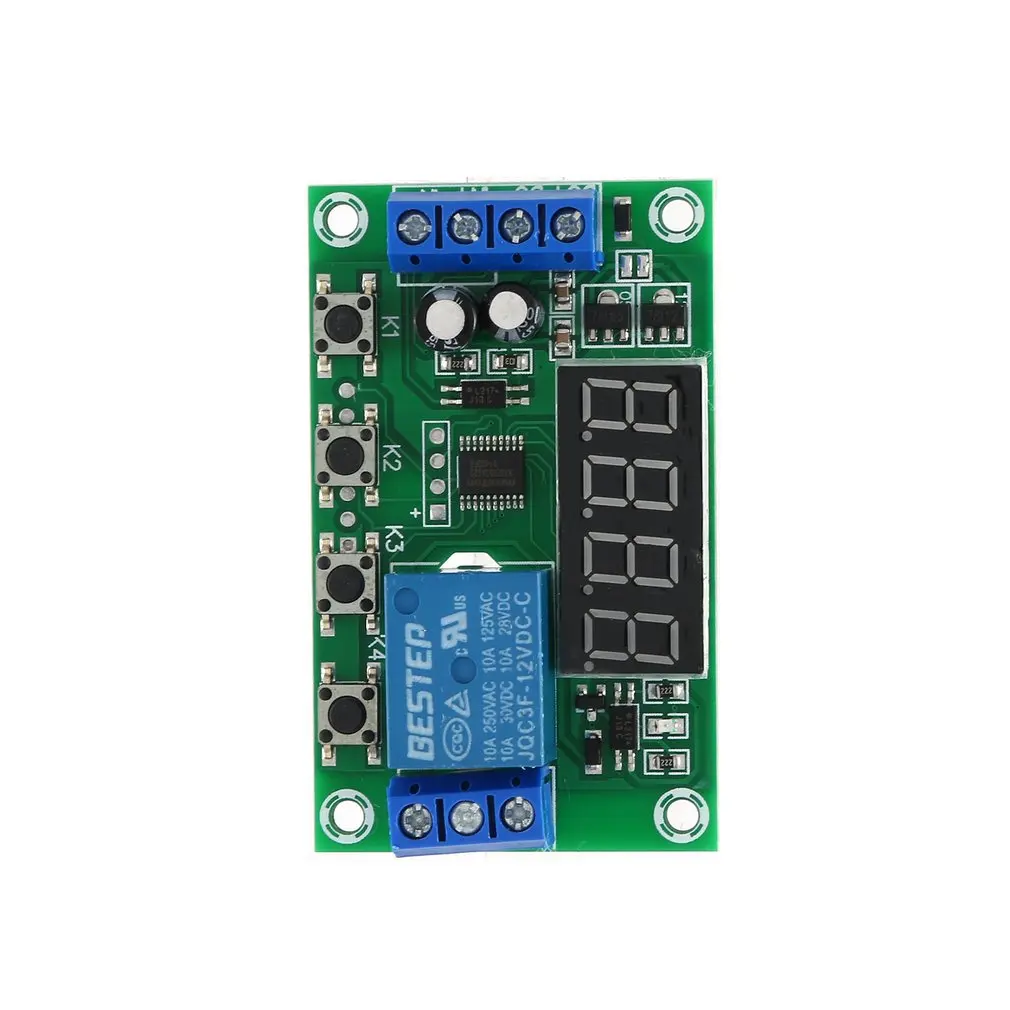 DC 12 В 5A регулируемый светодиодный модуль реле выключения питания таймер задержки