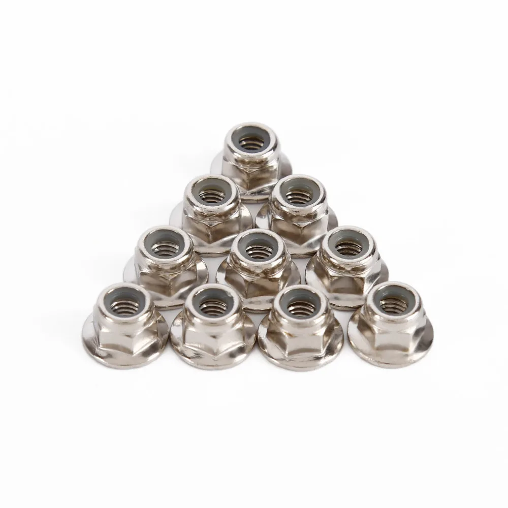 10 шт. M5 Фланцевая гайка CW CCW анти свободные для QAV250 210 Racing 2204 2205 бесщеточный