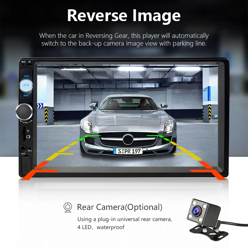 Vtopek двойной Din Автомобильный мультимедийный плеер 7 дюймов Радио DVD MP5 цифровой