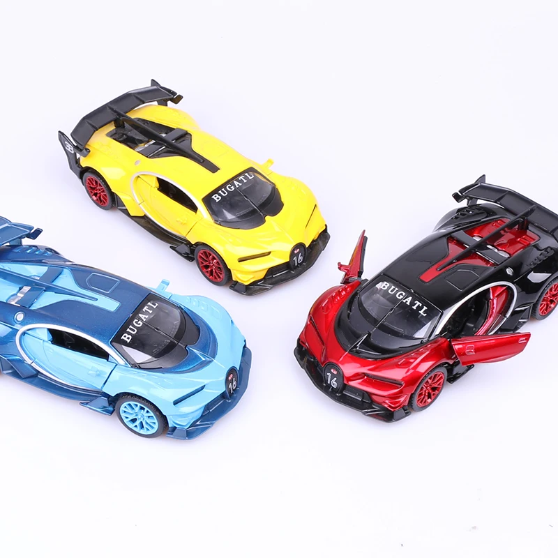 Модель автомобиля Bugatti Veyron GT модель супер гоночного детские игрушки со звуком и