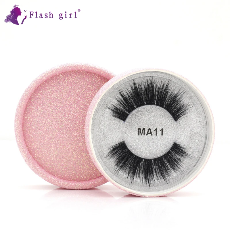 

1 Pair MA11 Hot Arrvals 3D Mink Eyelashes Wholesale In Bulk Full Strip Eyelashes Natural Mink Lashes Private Label