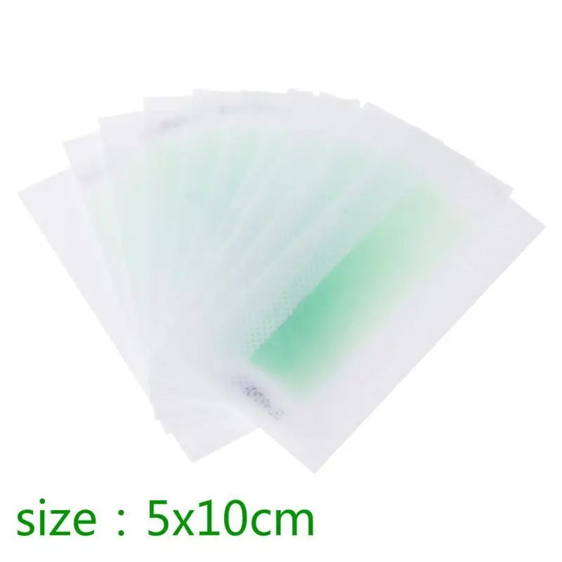 

5pcs Summer New Hot Sale Professional Hair Removal Double Sided Cold Wax Strips Paper For Leg Body Face