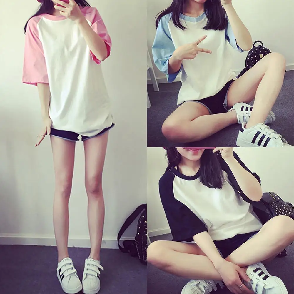 Распродажа модные женские футболки из полиэстера с вырезом лодочкой и коротким