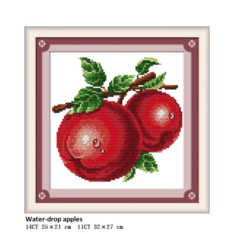 Набор для рукоделия Joy Sunday набор вышивка крестиком с принтом 11 и 14CT фруктовый узор