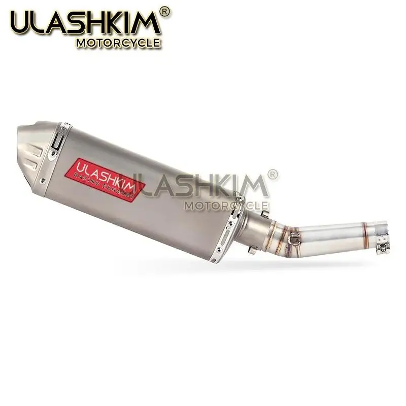 Выхлопная труба глушителя для мотоцикла из углеродного волокна выхлопная без