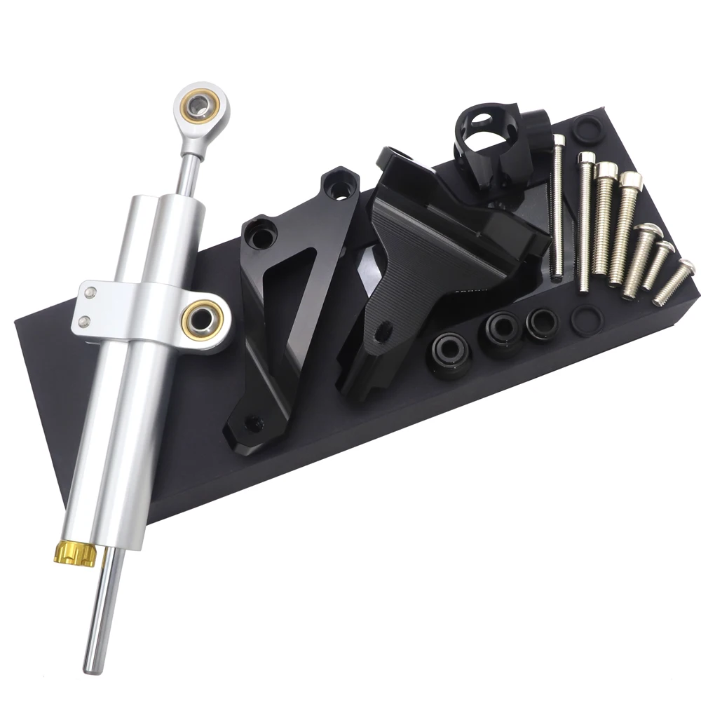 Мотоцикл с ЧПУ Алюминиевый рулевой Стабилизатор демпфер Монтажный кронштейн для