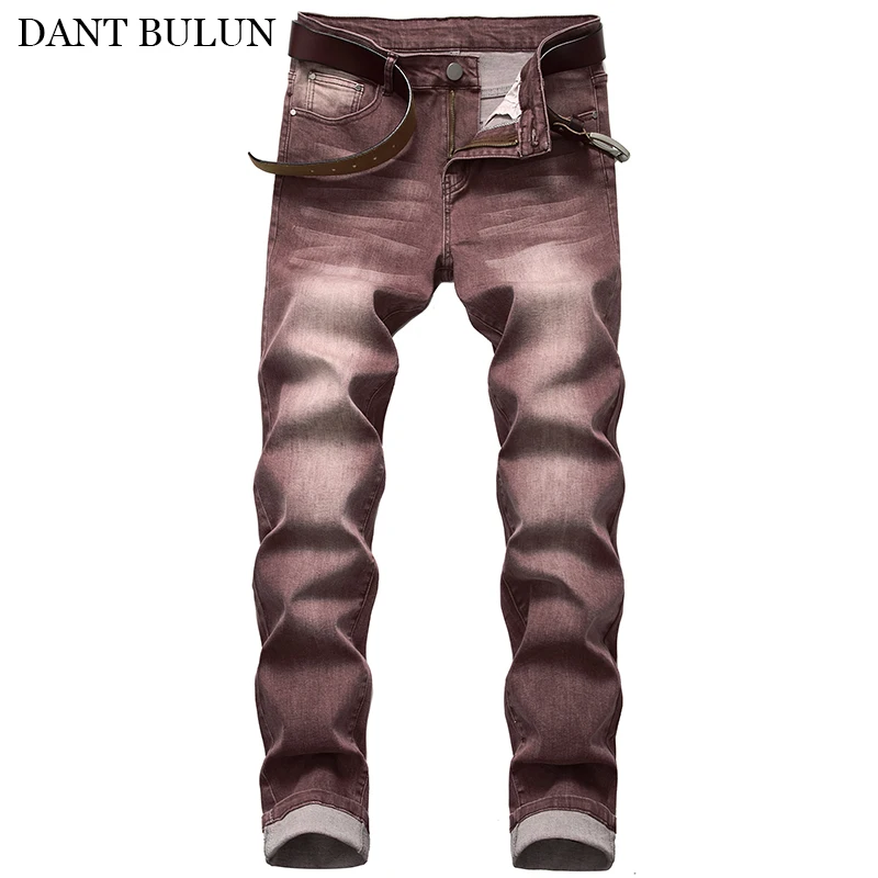 

Горячая Распродажа модные мужские джинсы Повседневные Классические брюки мягкие эластичные облегающие винтажные мужские прямые джинсы