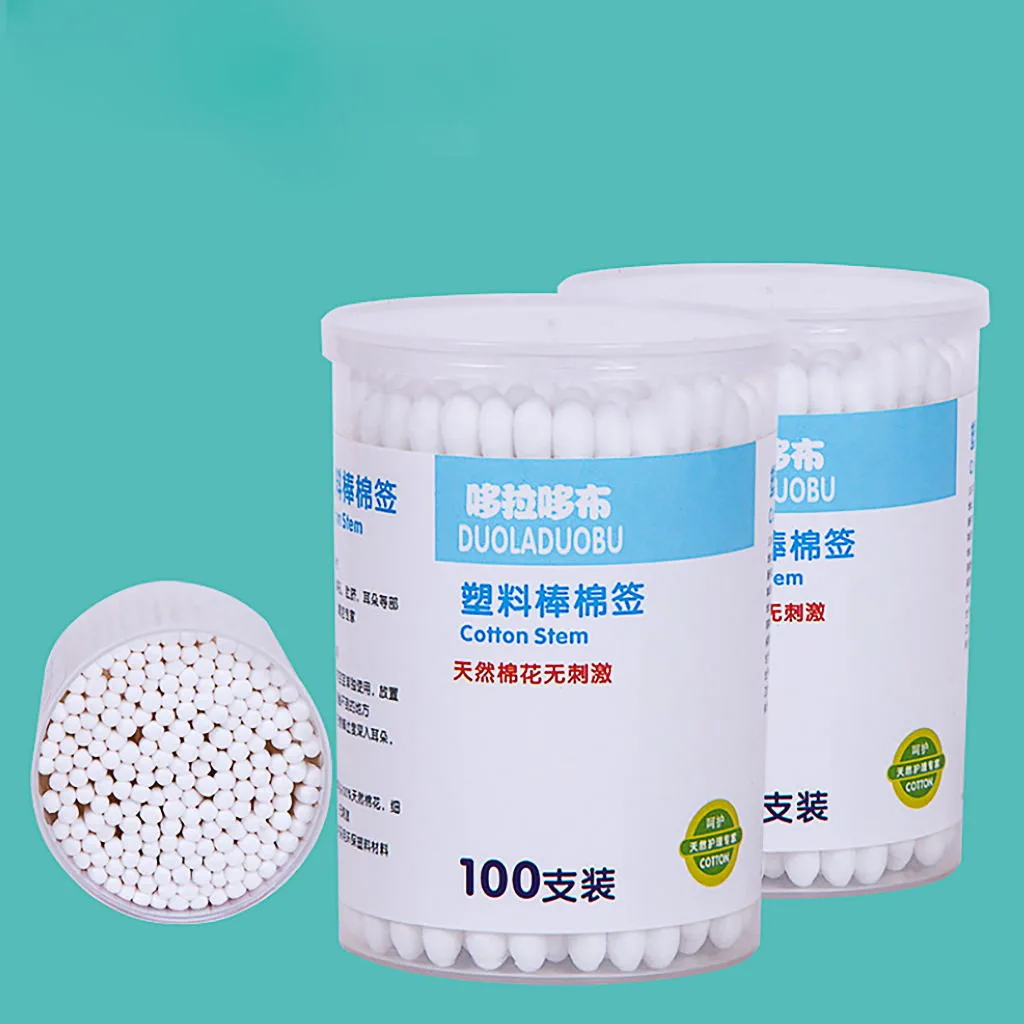 100 шт одноразовые ватные палочки гигиеническая палочка для красоты здоровья