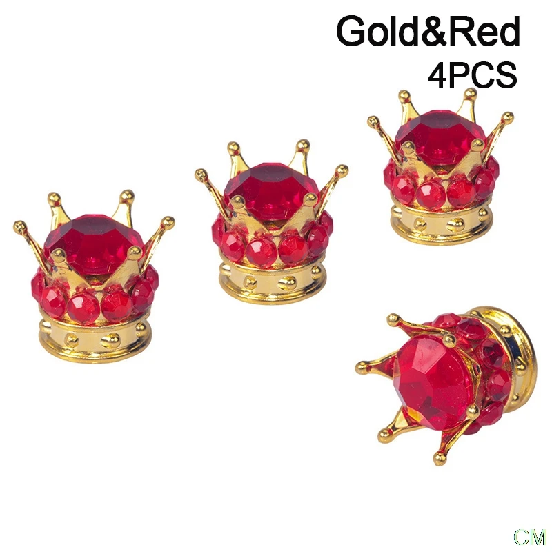 

4Pcs Wheel Tire Valve Caps Cover Bling Diamond Tyre Stem Dust Valve Caps Cover